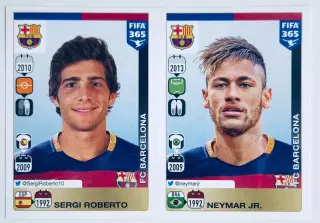 Наклейка Sergi Roberto/Neymar Барселона