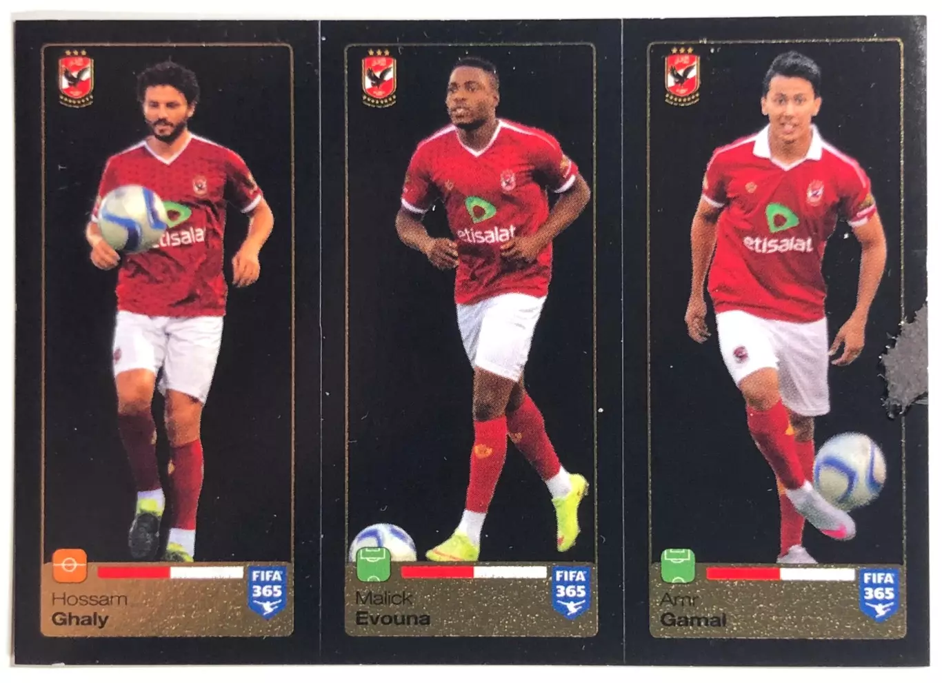 Наклейка Hossam Ghaly/Malick Evouna/Amr Gamal Аль-Ахли