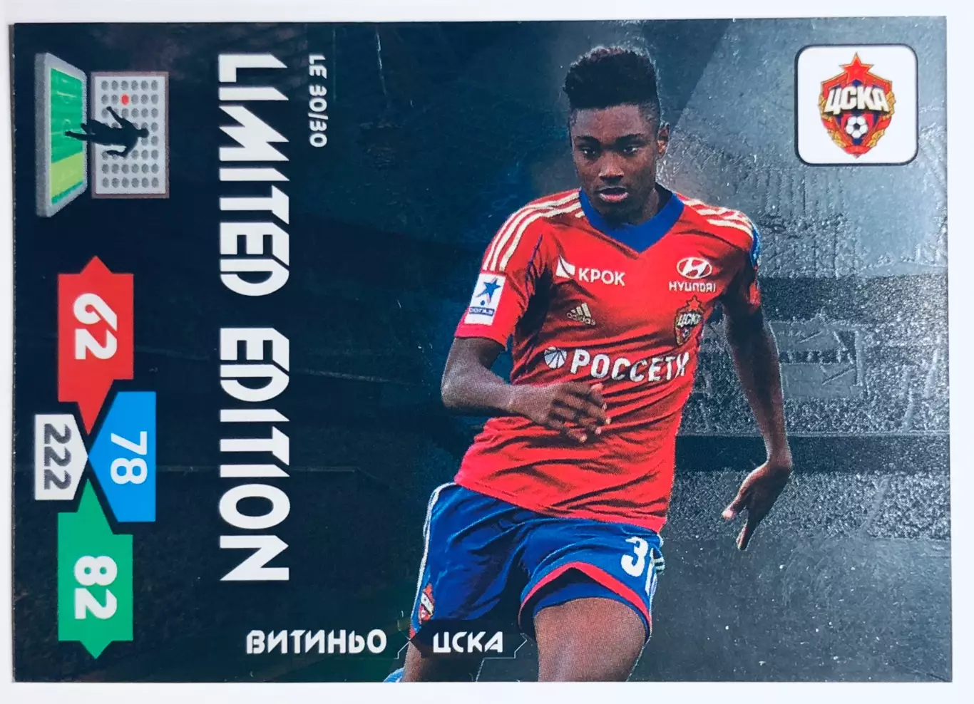 Карточка Витиньо “ЦСКА” Москва