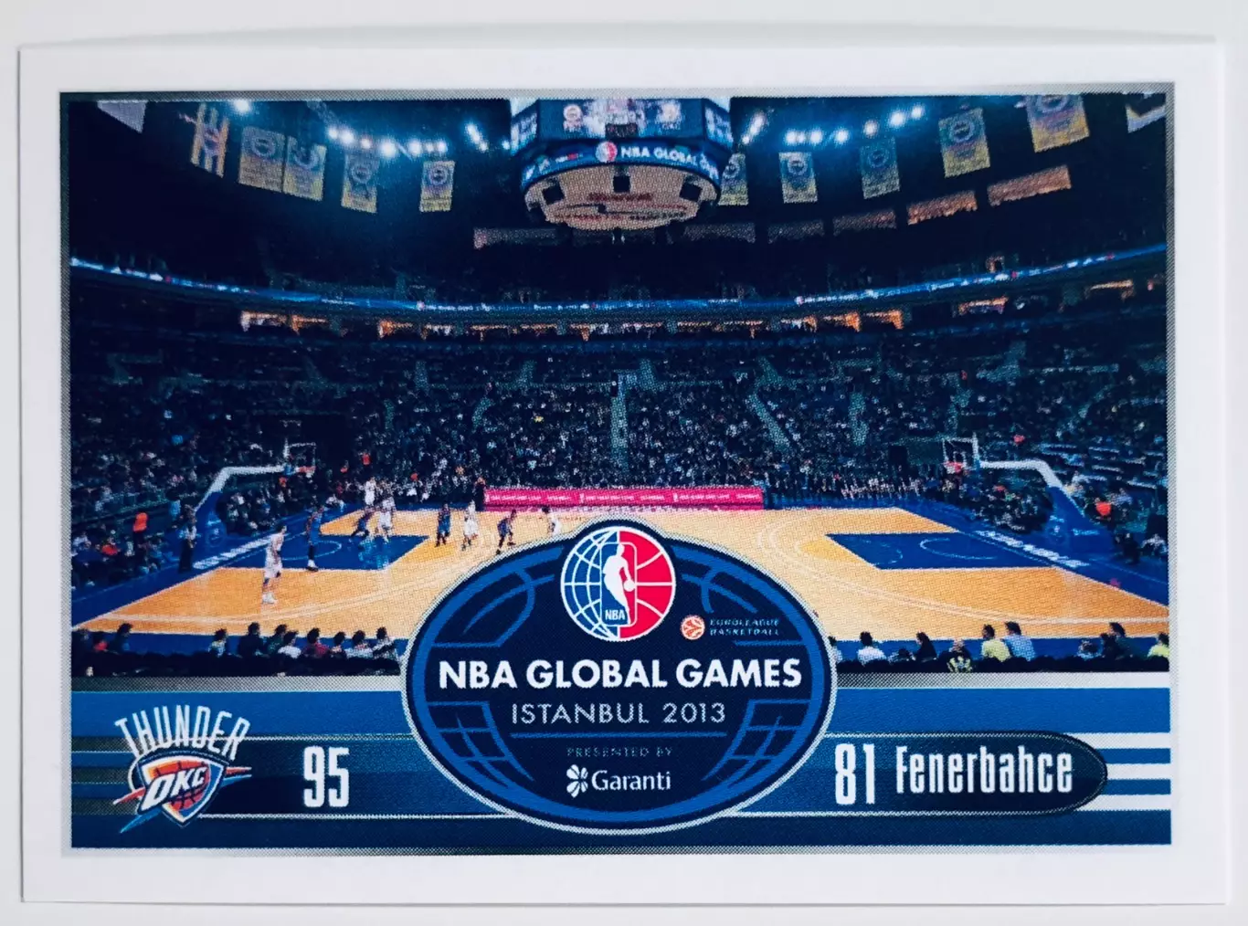 Наклейка • Oklahoma Thunder - Fenerbahce