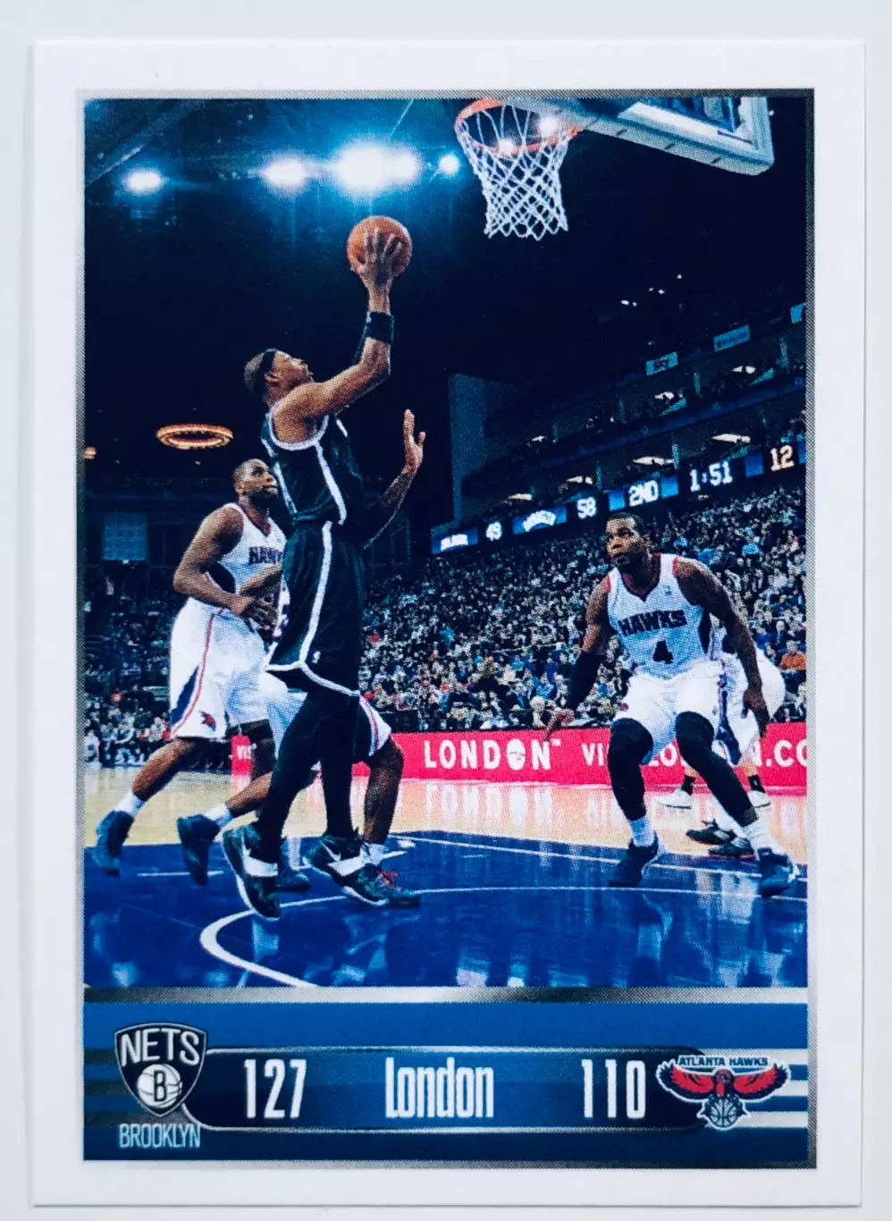 Наклейка • Brooklyn Nets - Atlanta Hawks