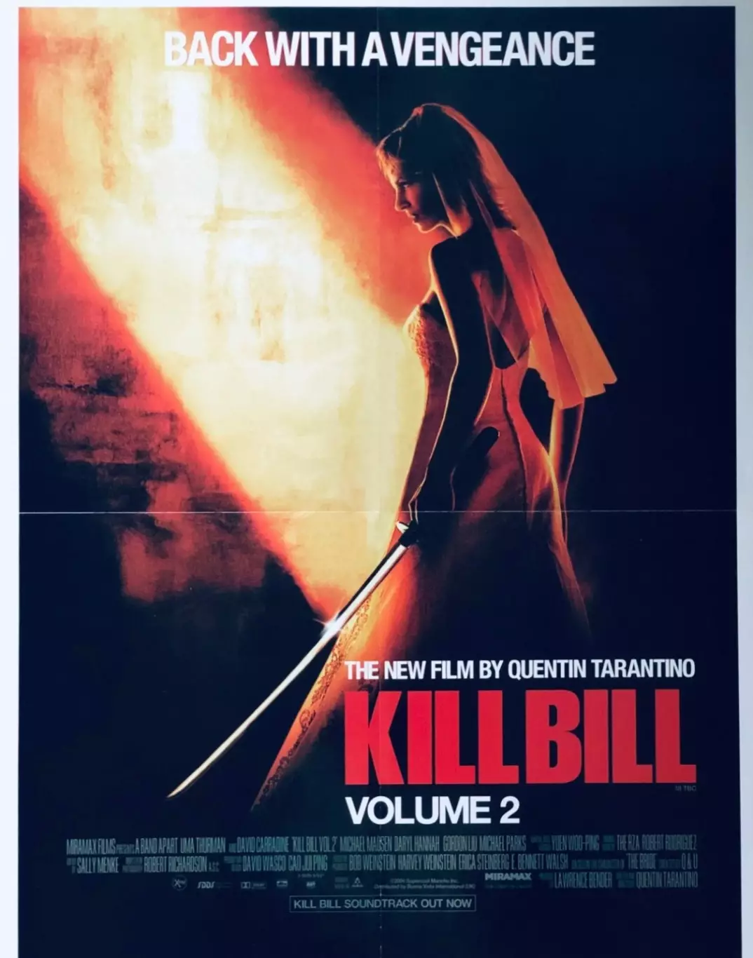 Плакат Убить Билла 1,2 1