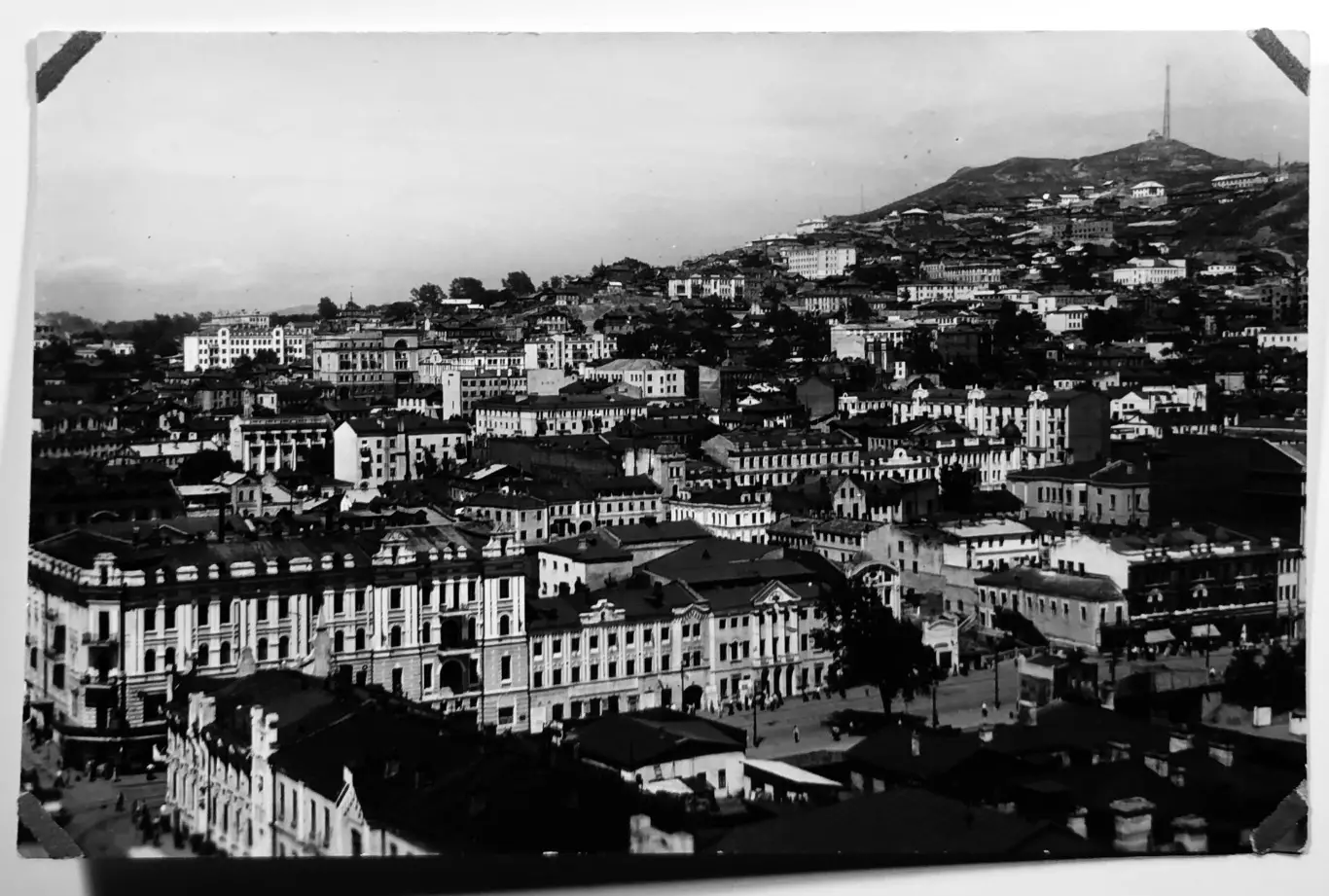 Открытое письмо. Вид города Владивостока