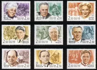 Россия 2001. Популярные актеры российского кино