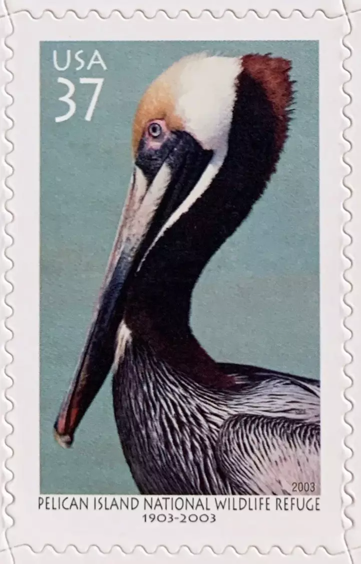 США 2003. Национальный заповедник дикой природы острова Пеликан