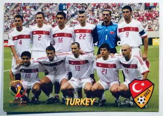 Открытка • сборная Турции
