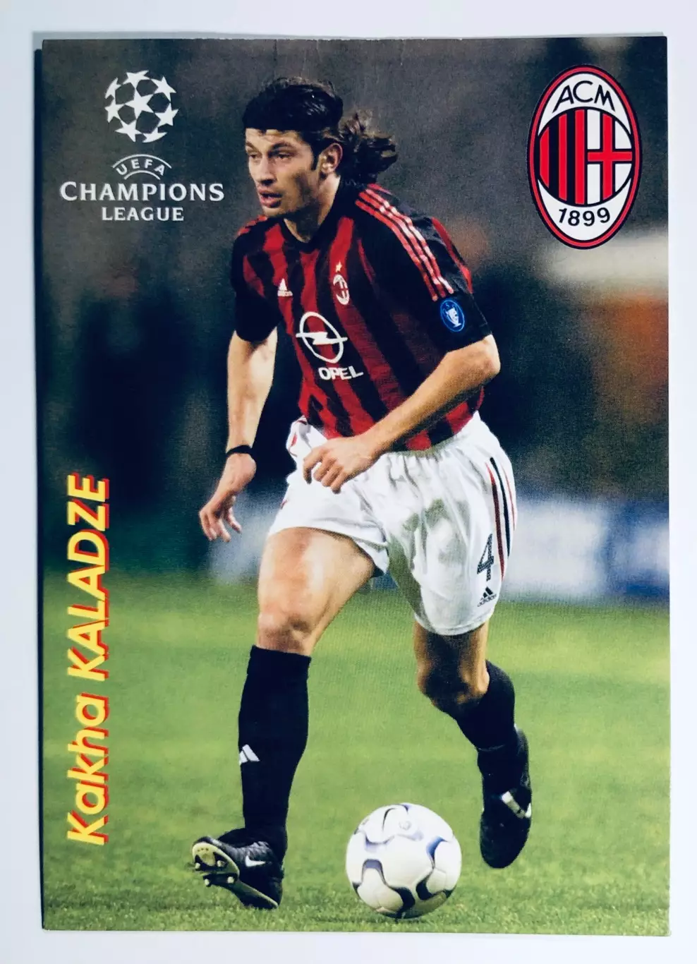 Открытка • Каха Каладзе ФК Милан