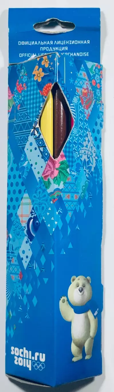 Набор цветных карандашей • Олимпиада Сочи 2014