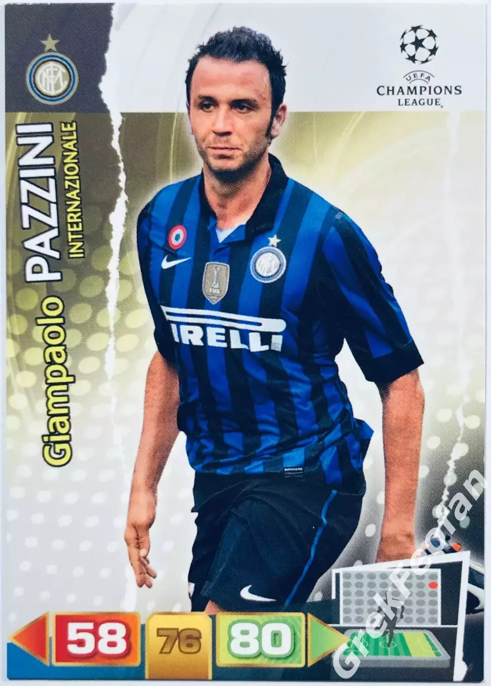 Карточка Джампаоло Паццини Интер Милан