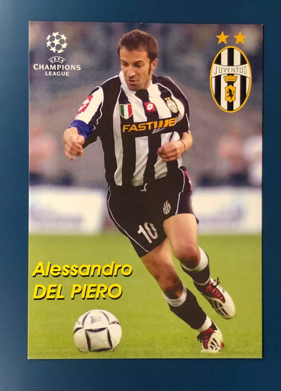 Открытка Алессандро Дель Пьеро «Ювентус»