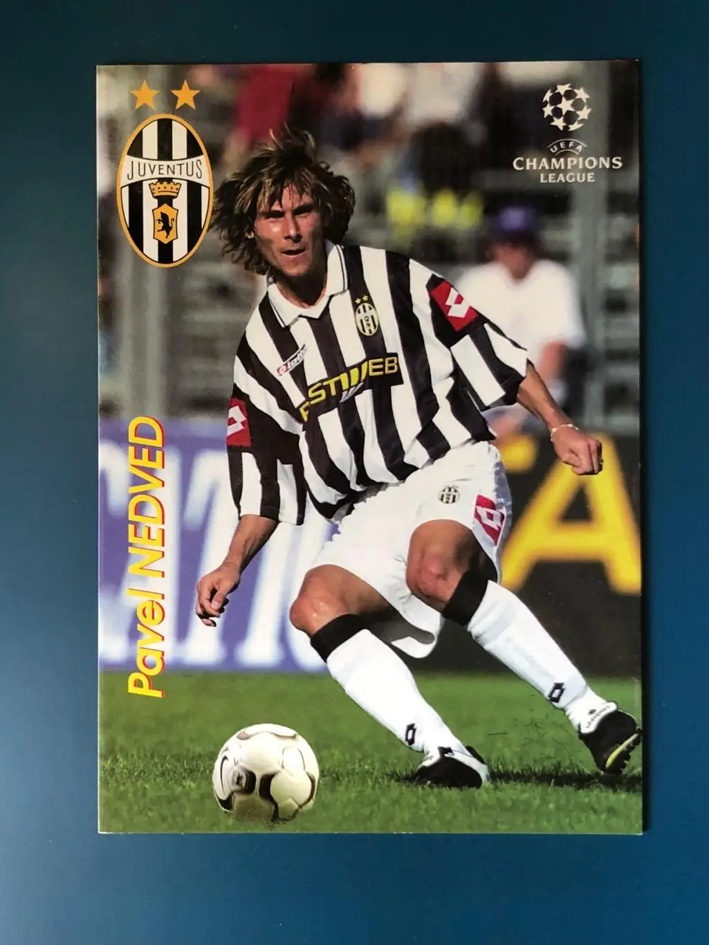 Открытка Павел Недвед «Ювентус»