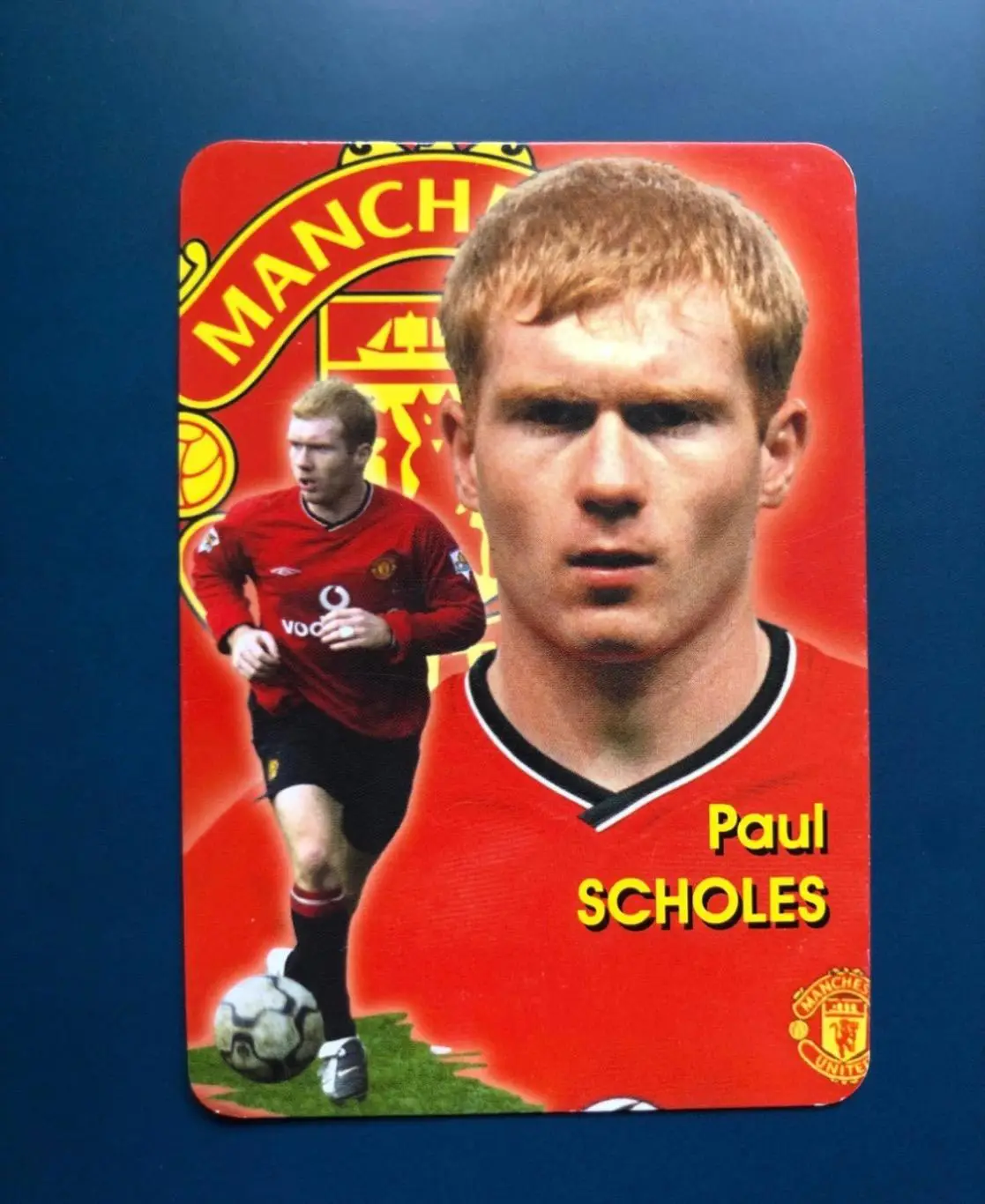 Календарик Пол Скоулз «Манчестер Юнайтед»