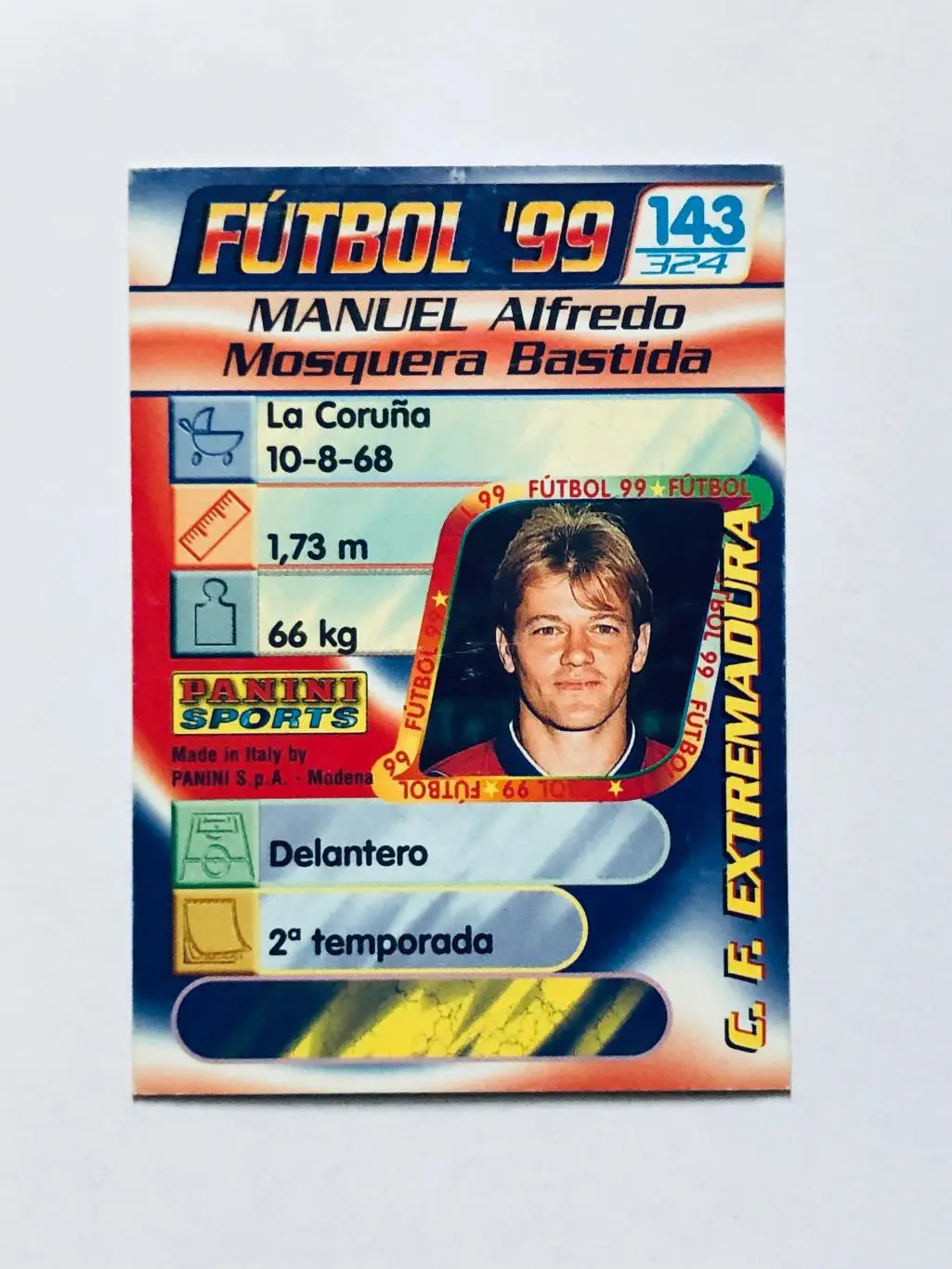 Карточка Manuel C.F. Extremadura 1