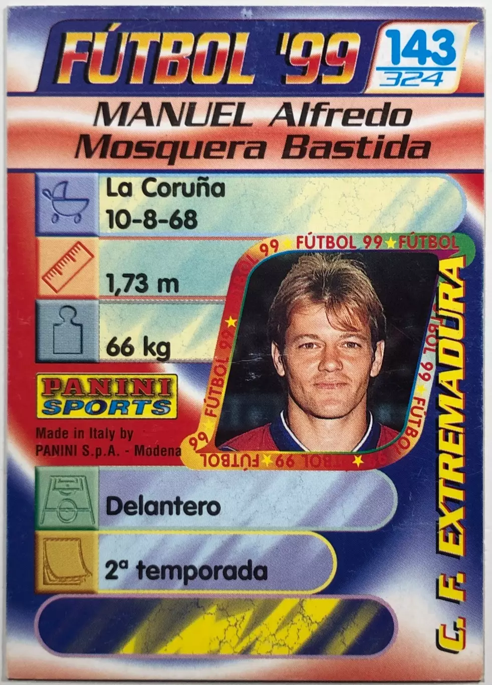 Карточка Manuel Эстремадура 1