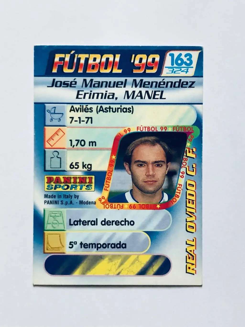 Карточка Manel Real Oviedo C.F. 1
