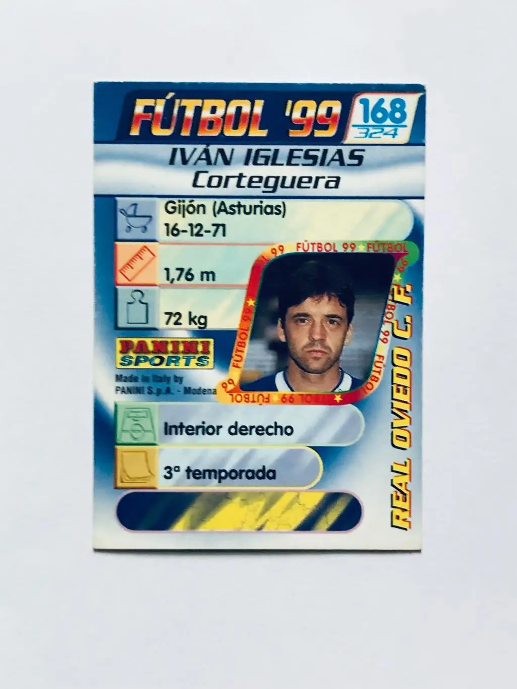 Карточка Ivan Iglesias Real Oviedo C.F. 1