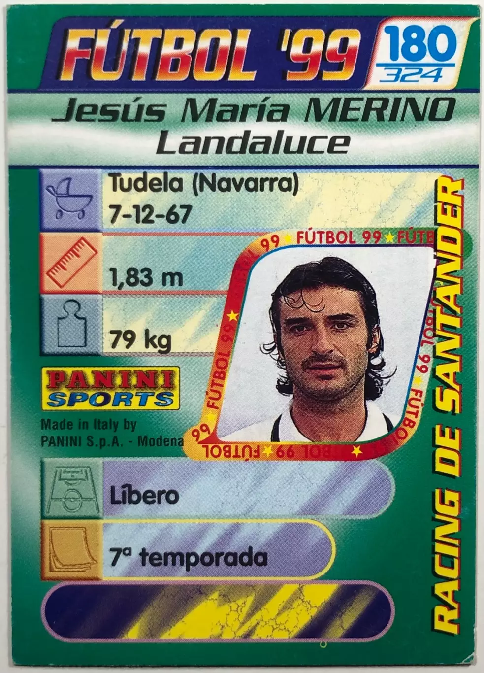 Карточка Jesus Merino Расинг Сантандер 1