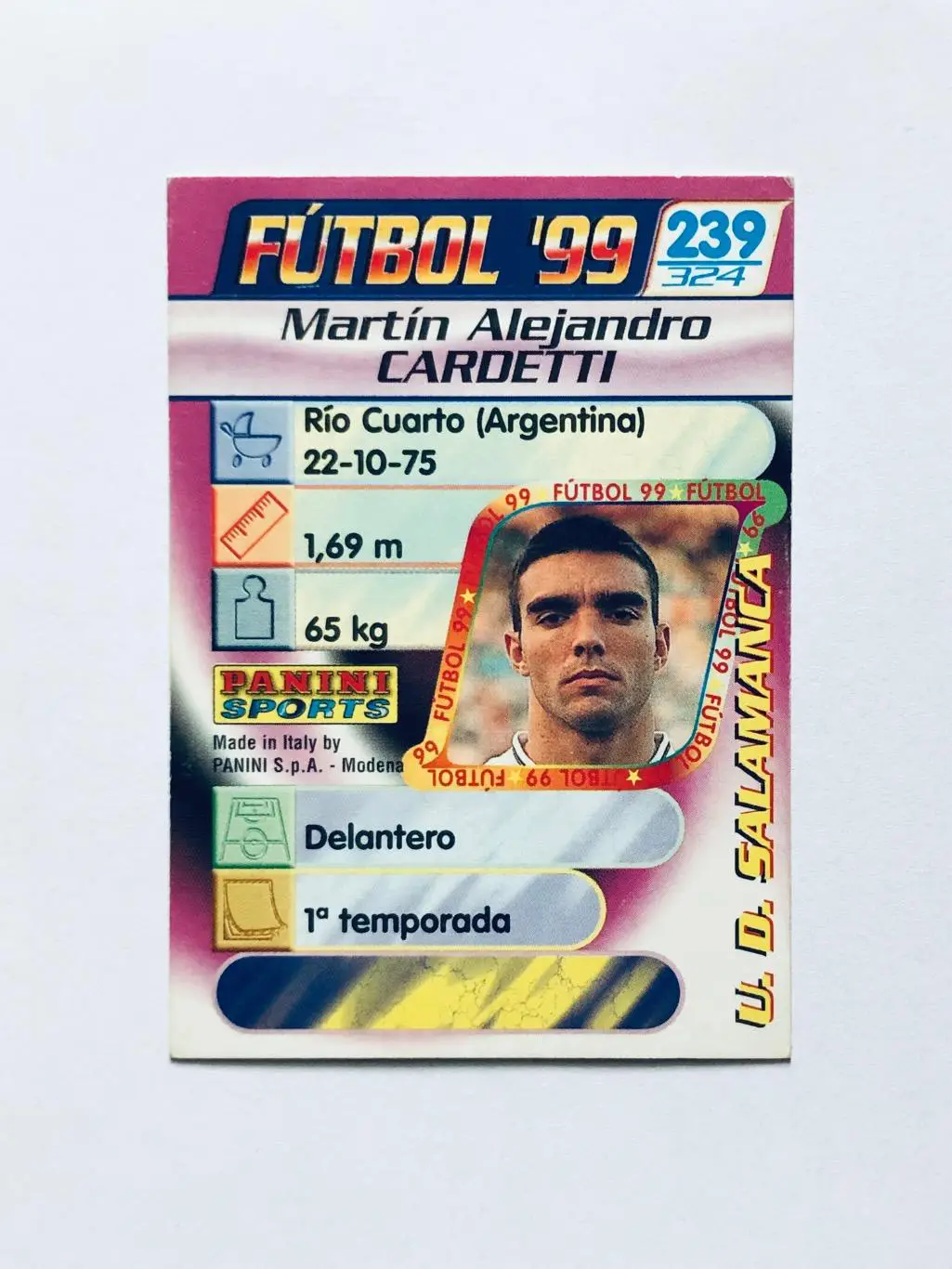 Карточка Martin Cardetti U.D.Salamanca 1