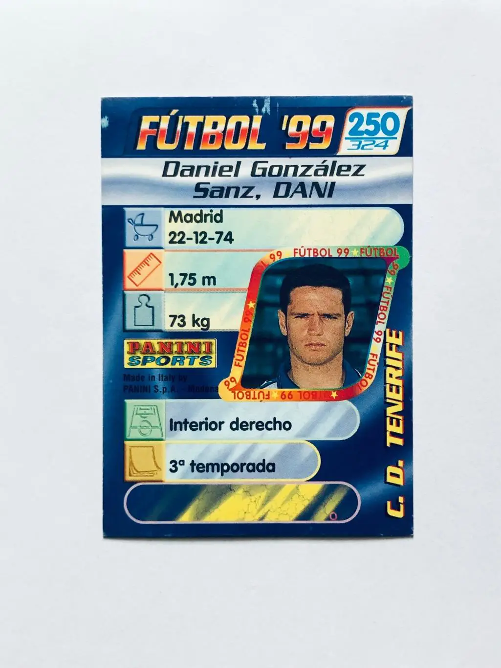 Карточка Dani C.D.Tenerife 1