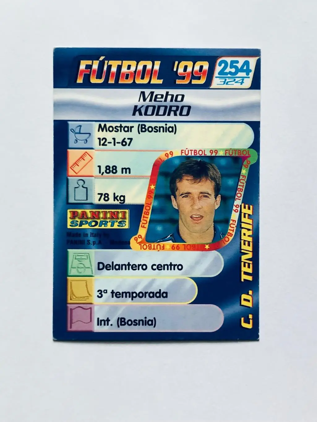 Карточка Meho Codro C.D. Tenerife 1