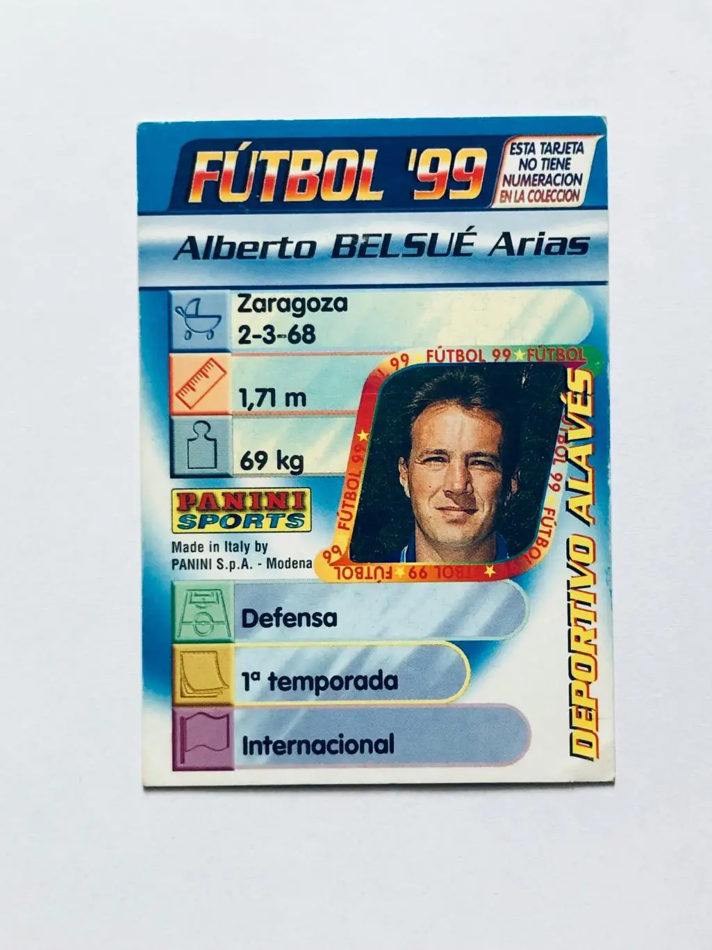 Карточка Alberto Belsue Deportivo Alaves 1