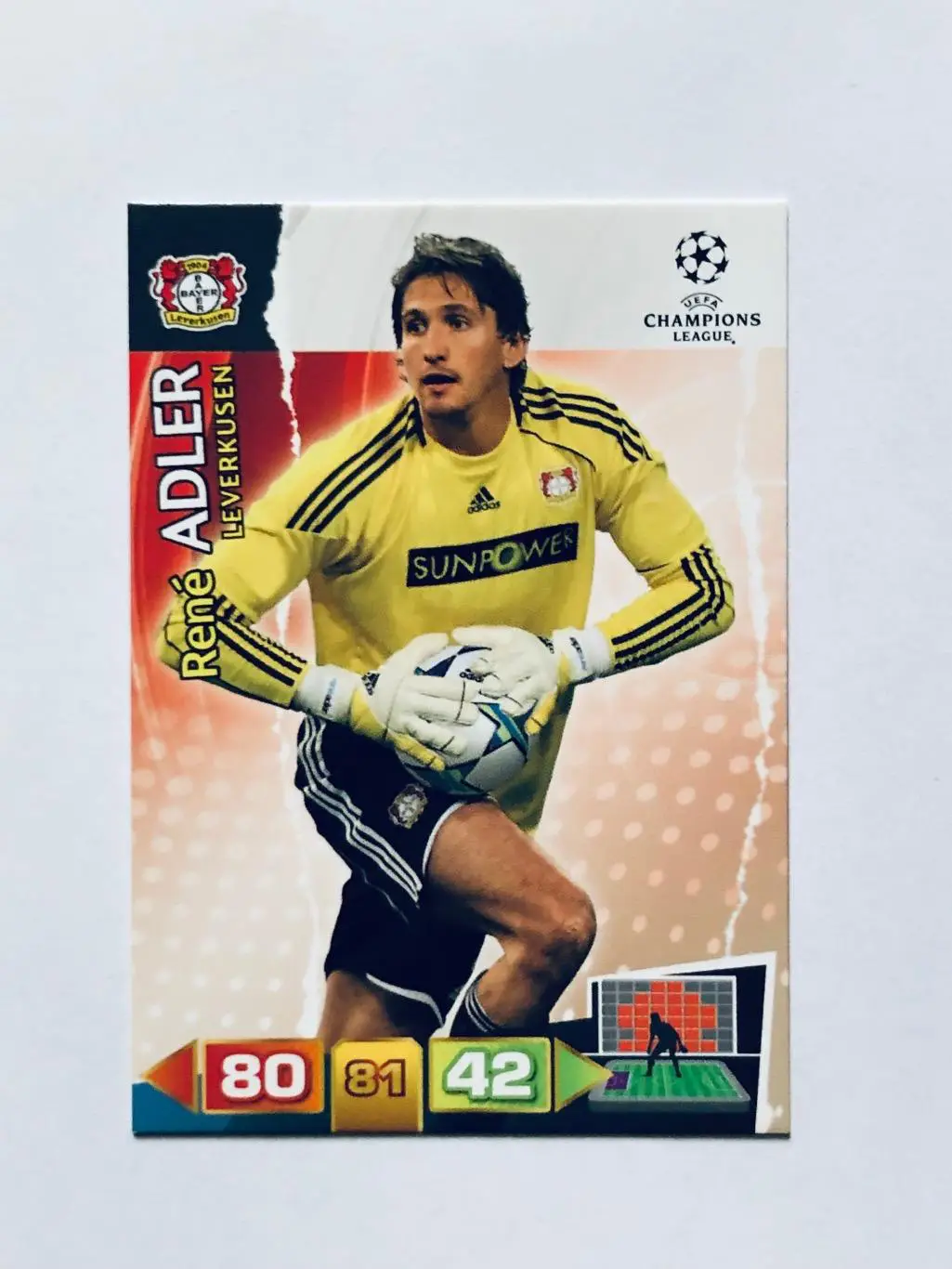 Карточка Rene Adler Bayer 04 Leverkusen
