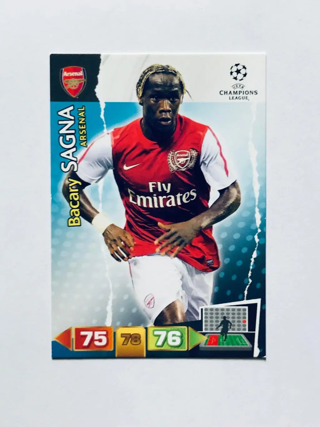 Карточка Bacary Sagna Arsenal FC