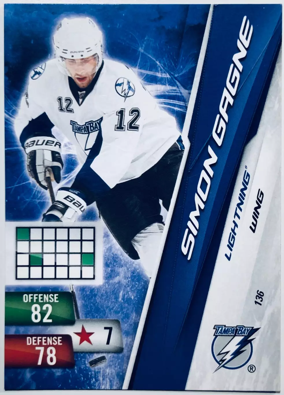 Карточка Simon Gagne Tampa Bay Lightning