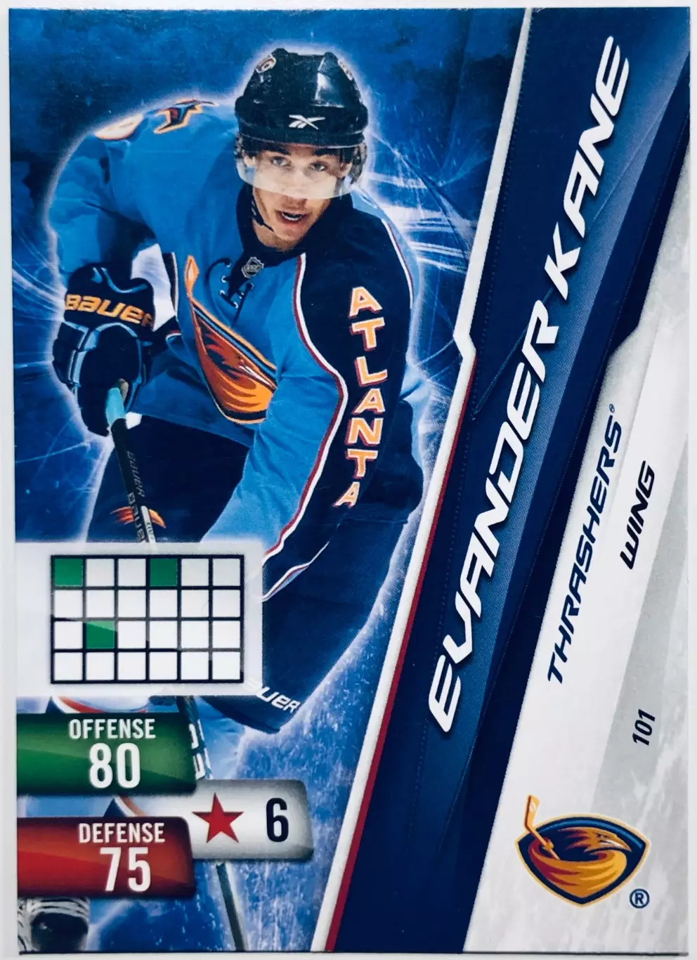 Карточка Evander Kane Atlanta Thrashers