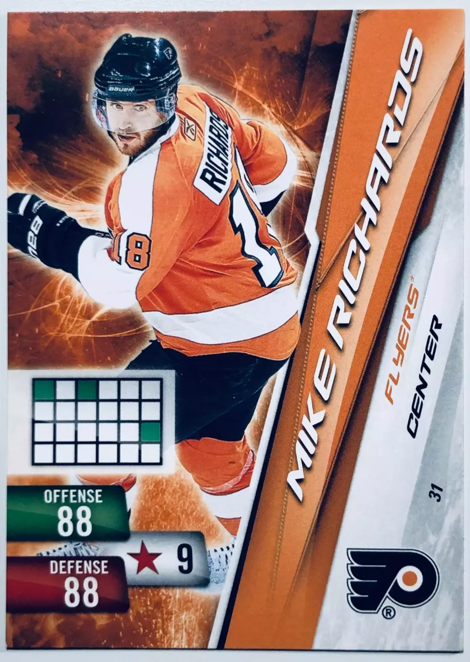 Карточка Mike Richards Philadelphia Flyers