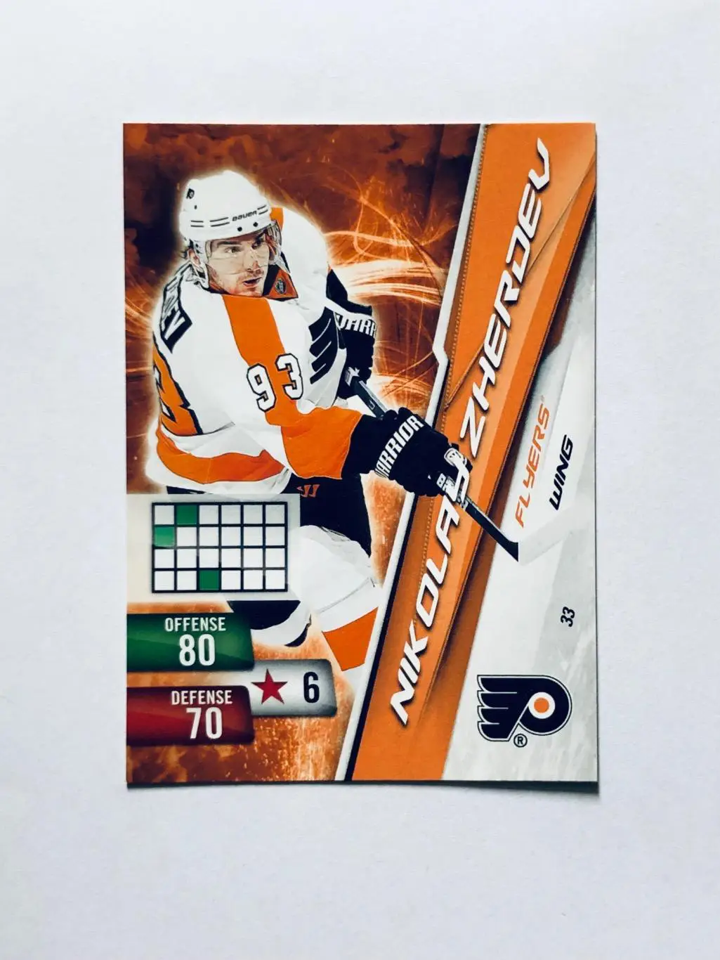 Карточка Nikolay Zherdev/Николай Жердев Philadelphia Flyers