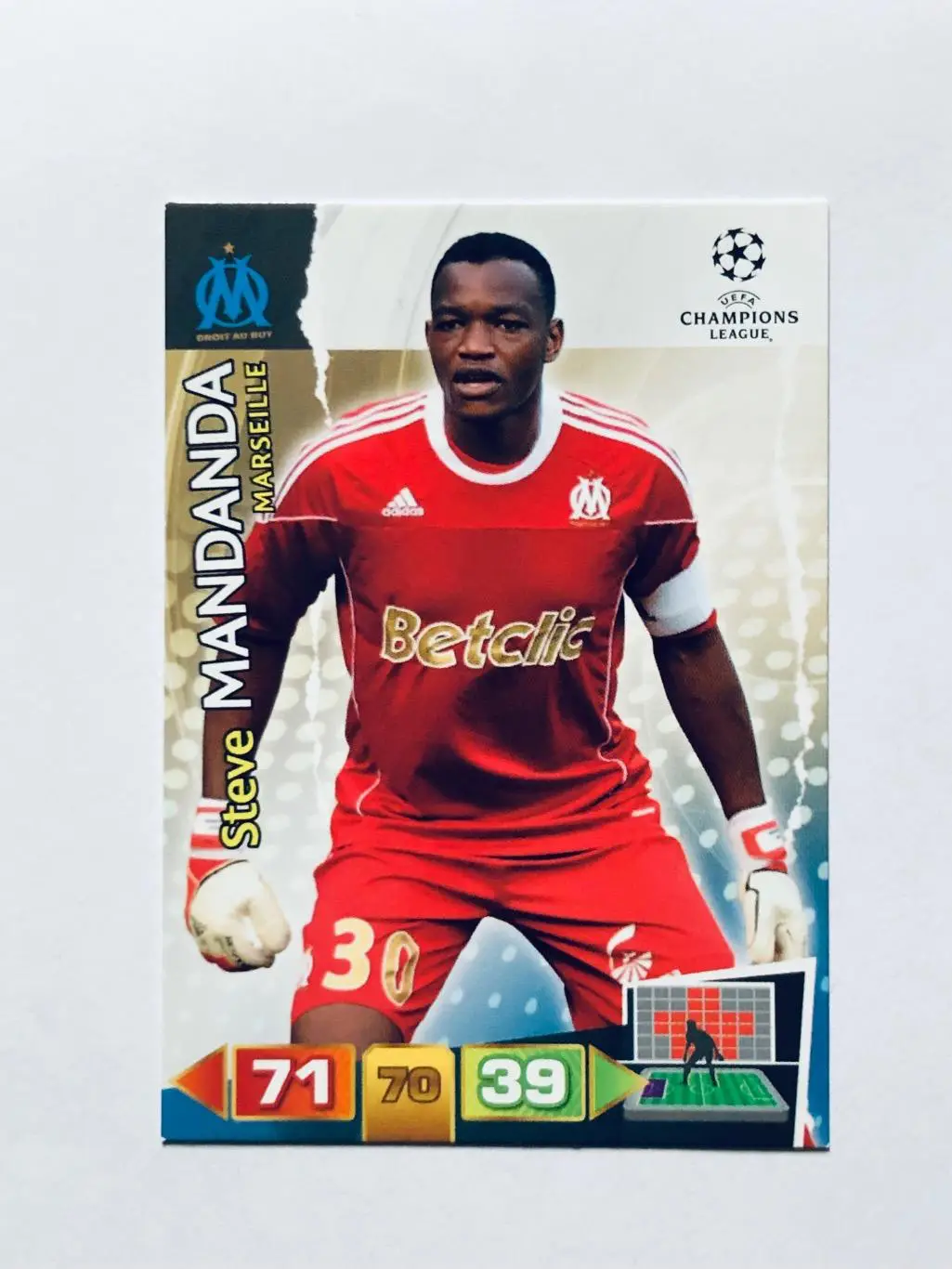 Карточка Steve Mandanda Olympique de Marseille