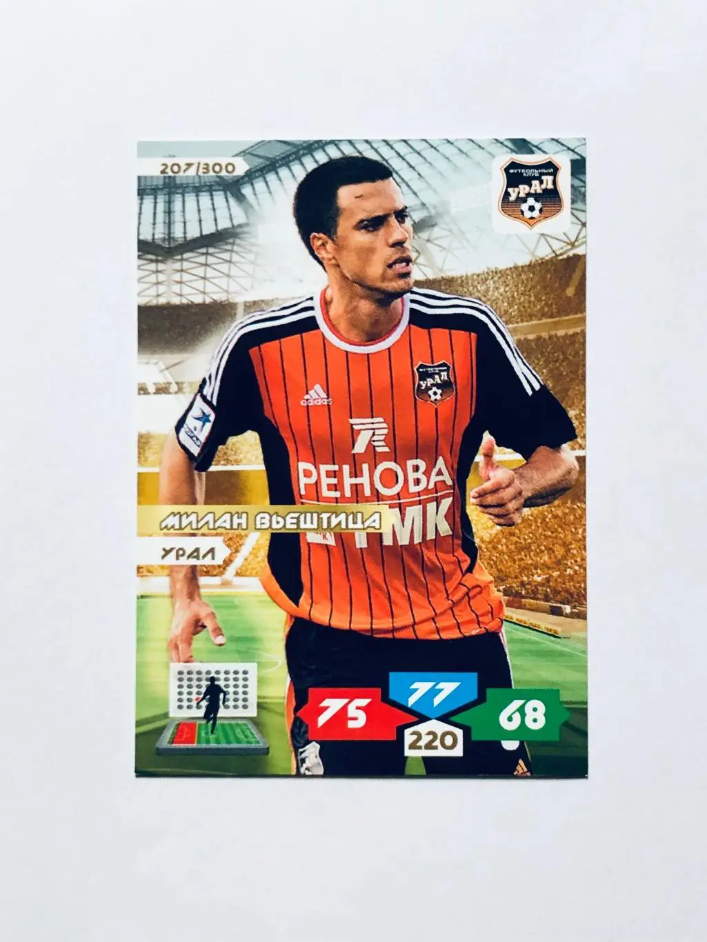 Карточка Милан Вьештица ФК Урал Екатеринбург