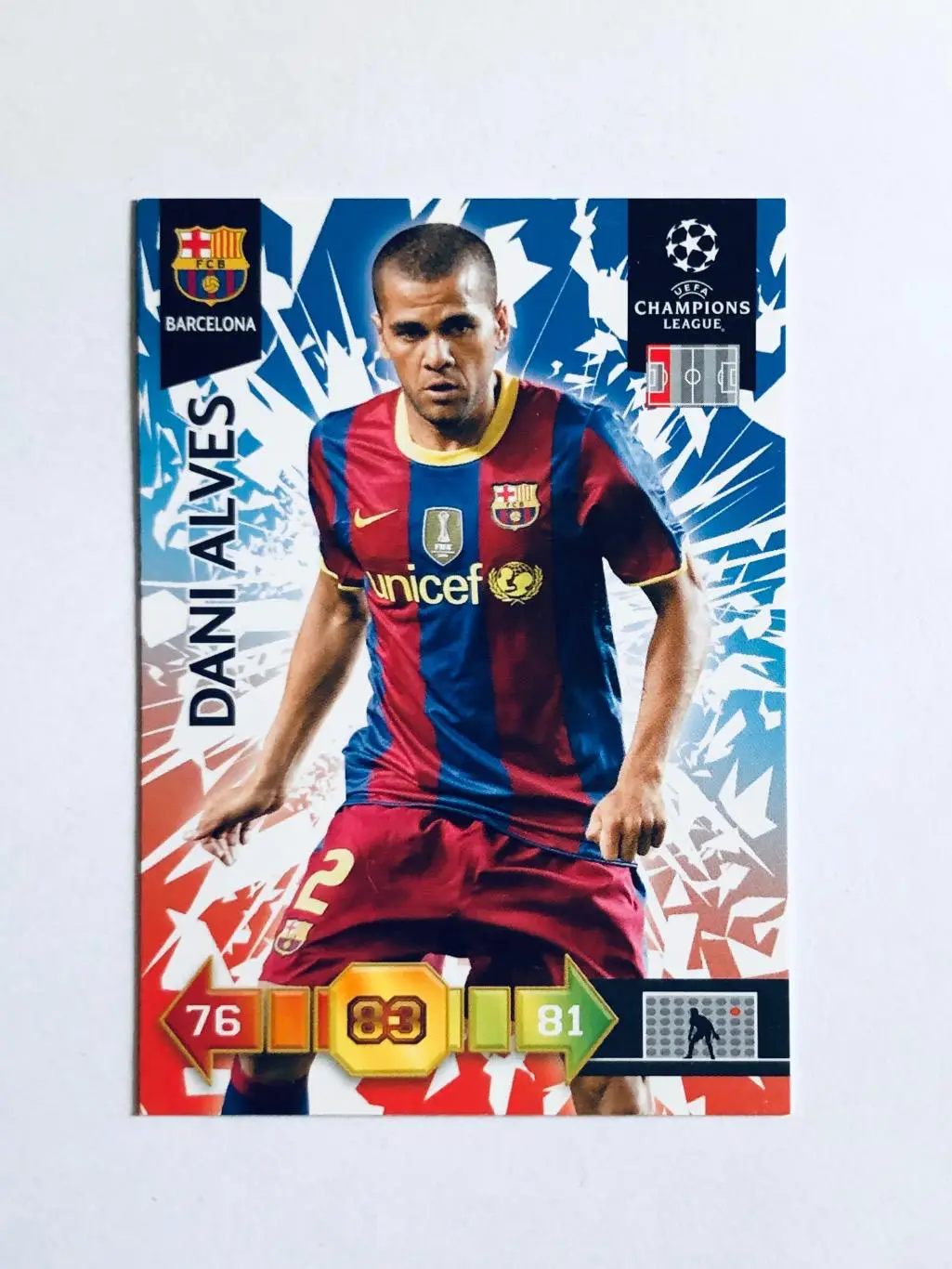 Карточка Dani Alves Barcelona