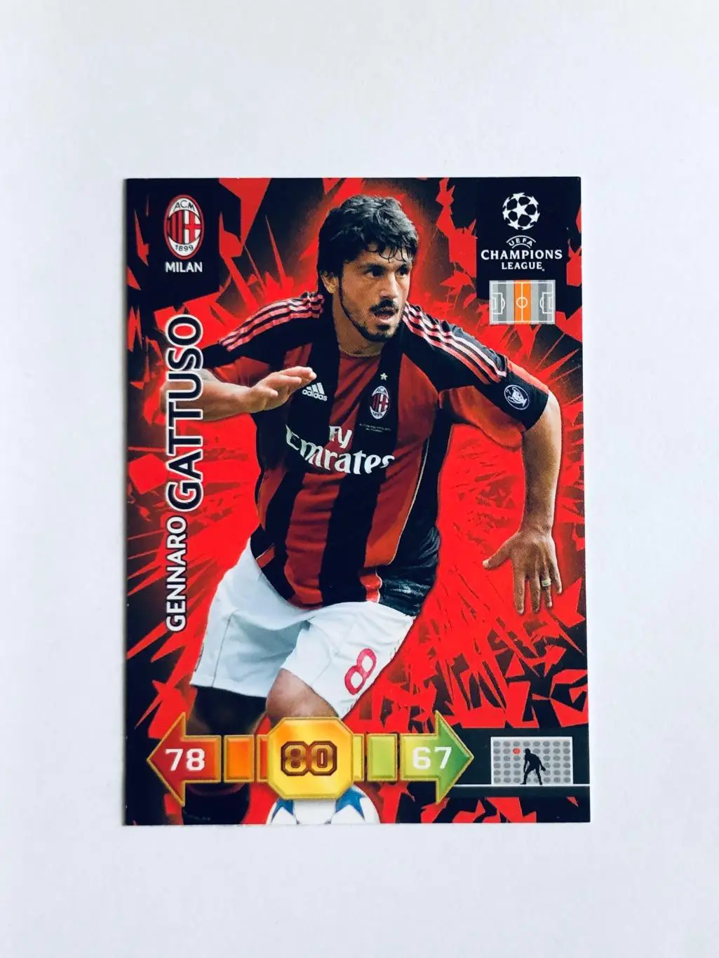 Карточка Gennaro Gattuso Milan