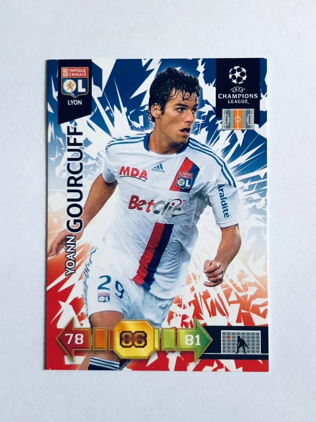 Карточка Yoann Gourcuff Lyon