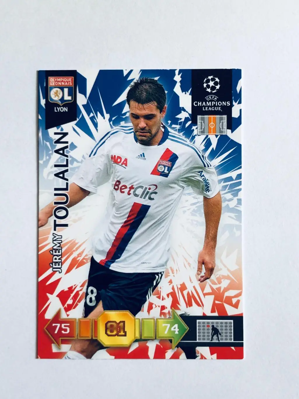 Карточка Jeremy Toulalan Lyon