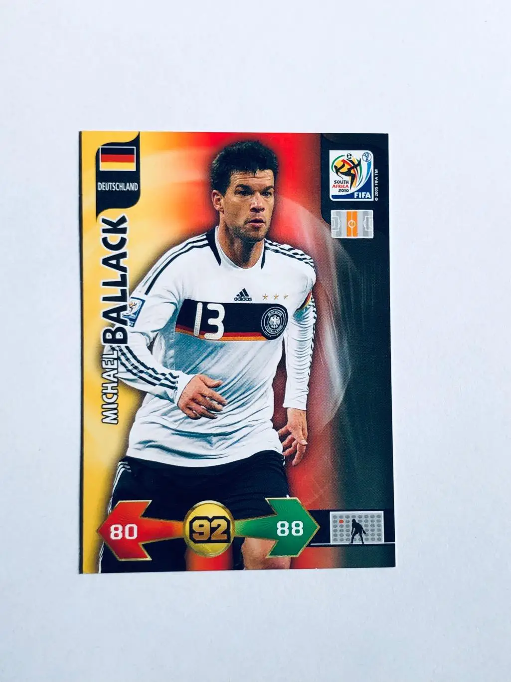 Карточка Michael Ballack Deutschland.