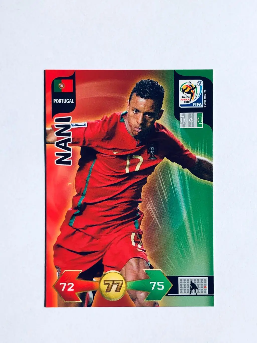 Карточка Nani Portugal.