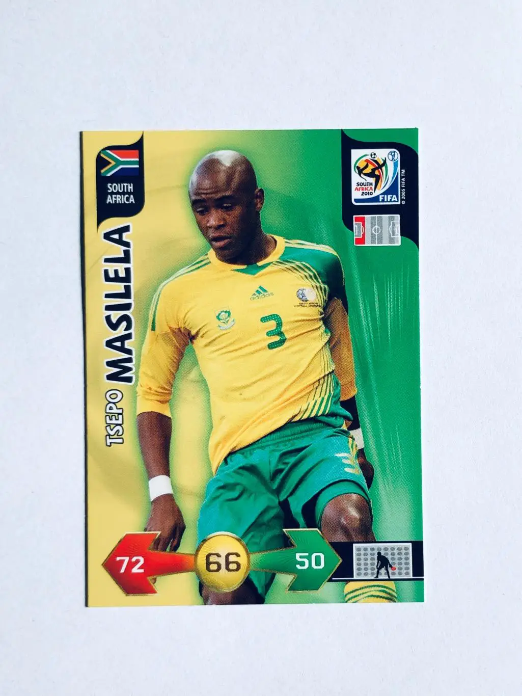 Карточка Tsepo Masilela South Africa.