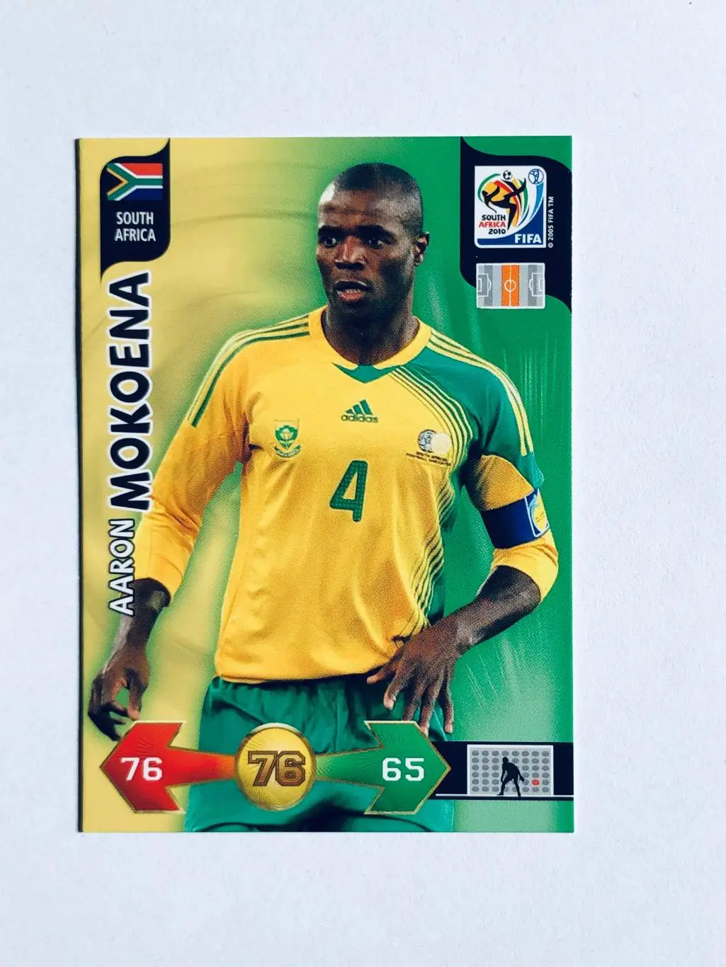 Карточка Aaron Mokoena South Africa.