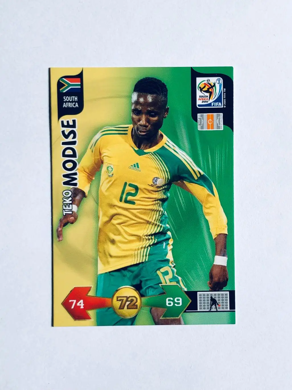 Карточка Teko Modise South Africa.