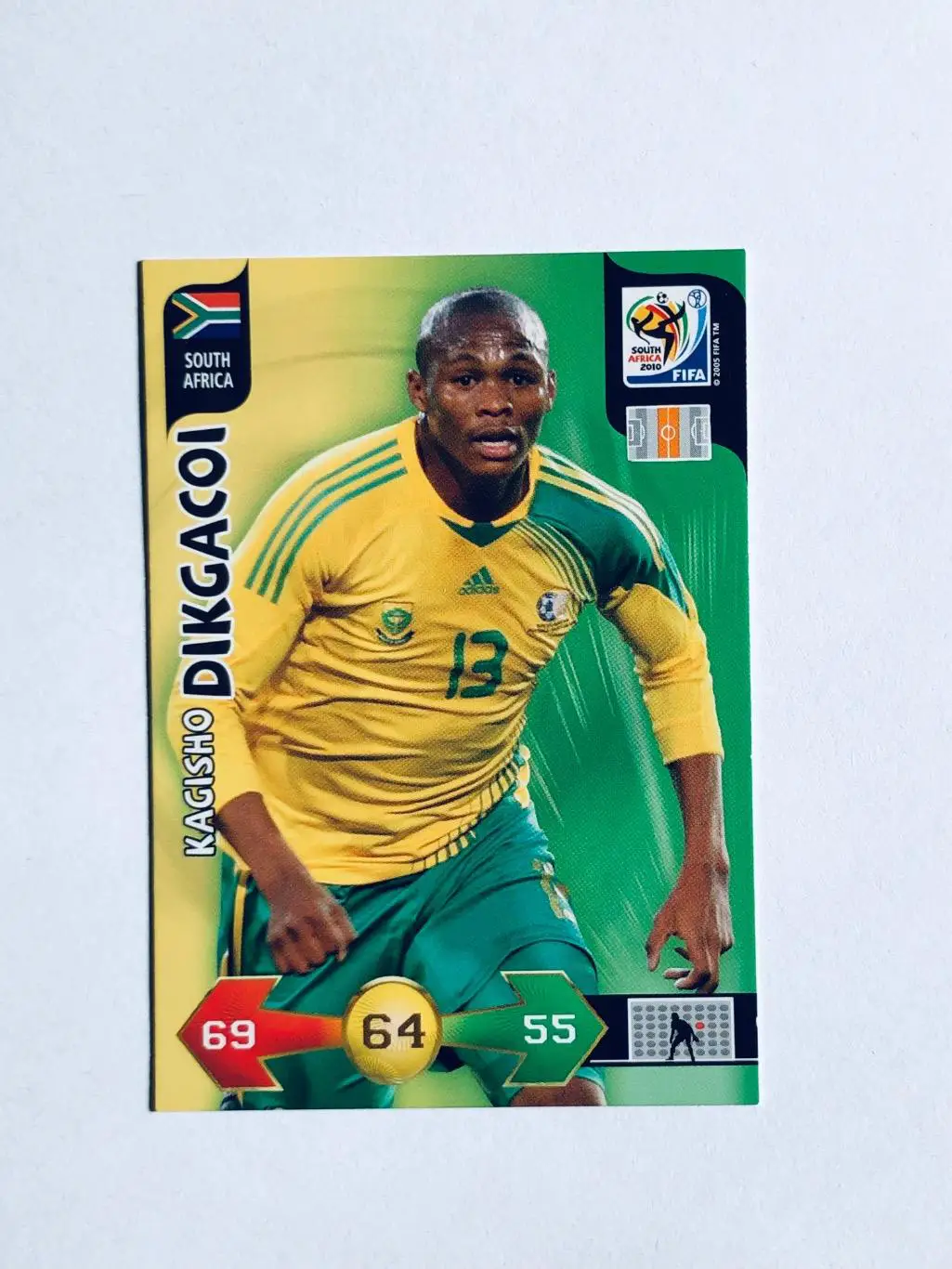 Карточка Kagisho Dikgacoi South Africa.