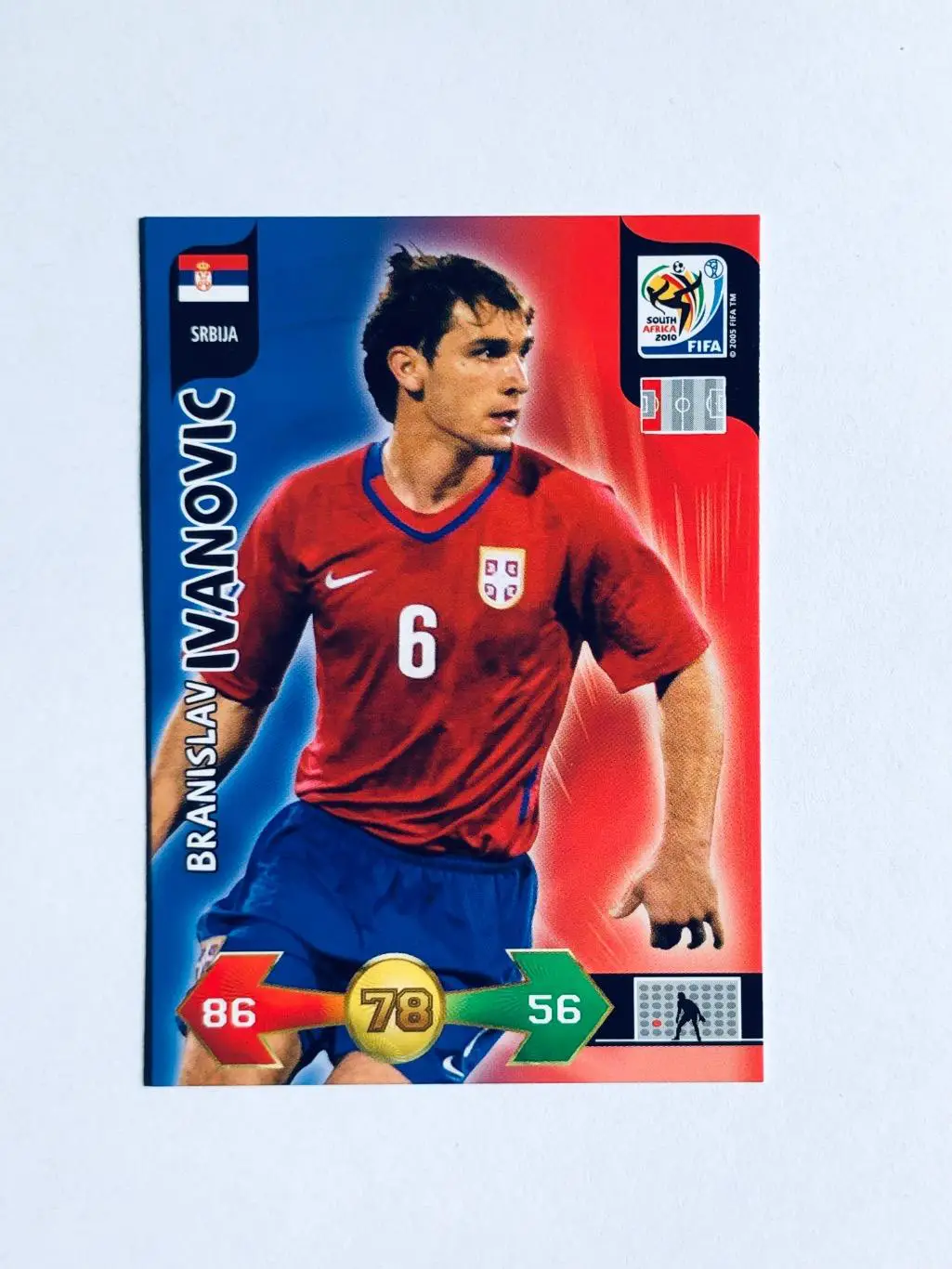 Карточка Branislav Ivanovic Srbija.