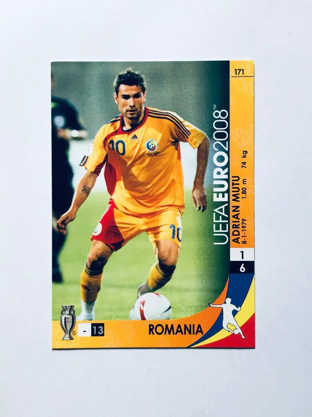 Карточка Adrian Mutu Romania