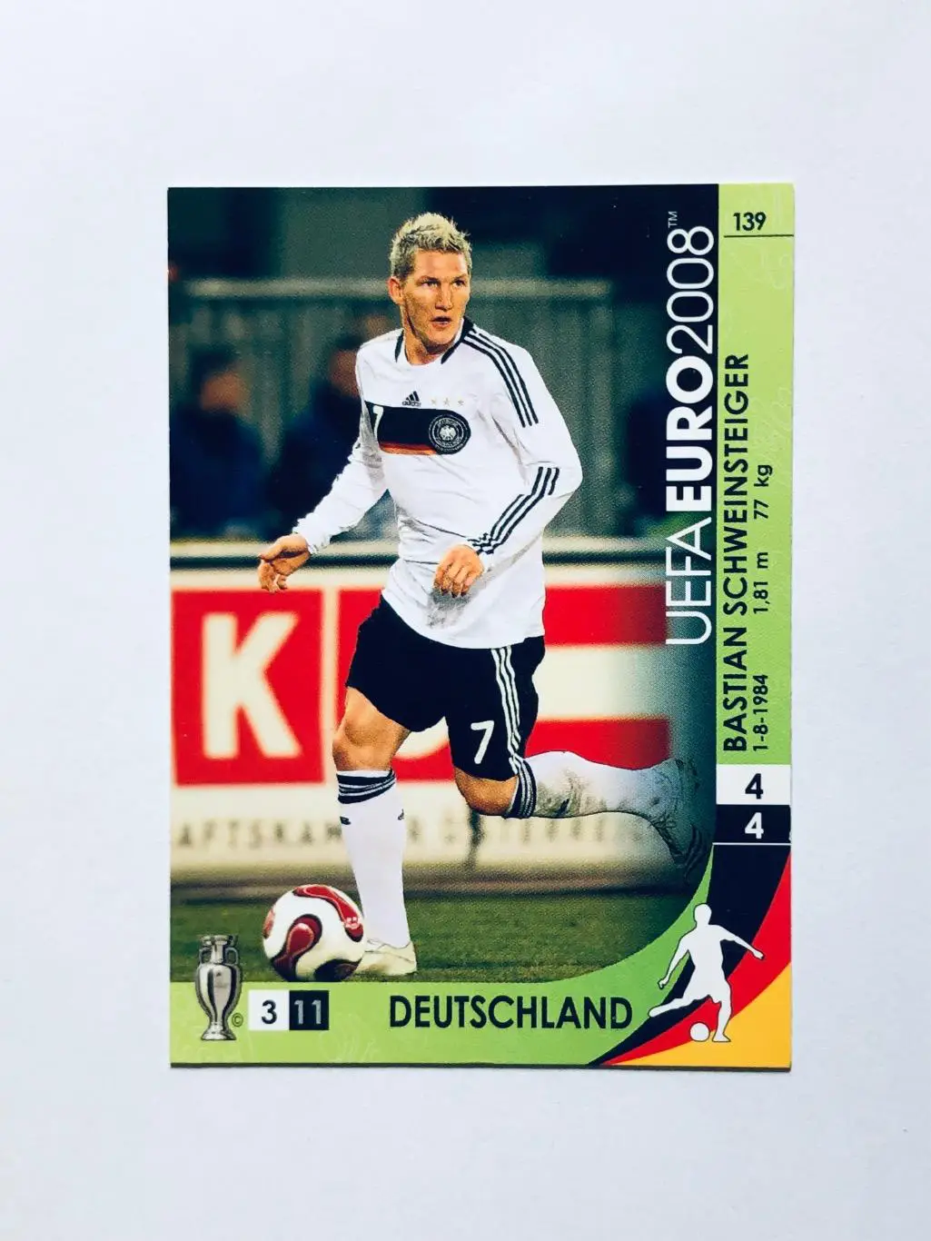Карточка Bastian Schweinsteiger Deutschland