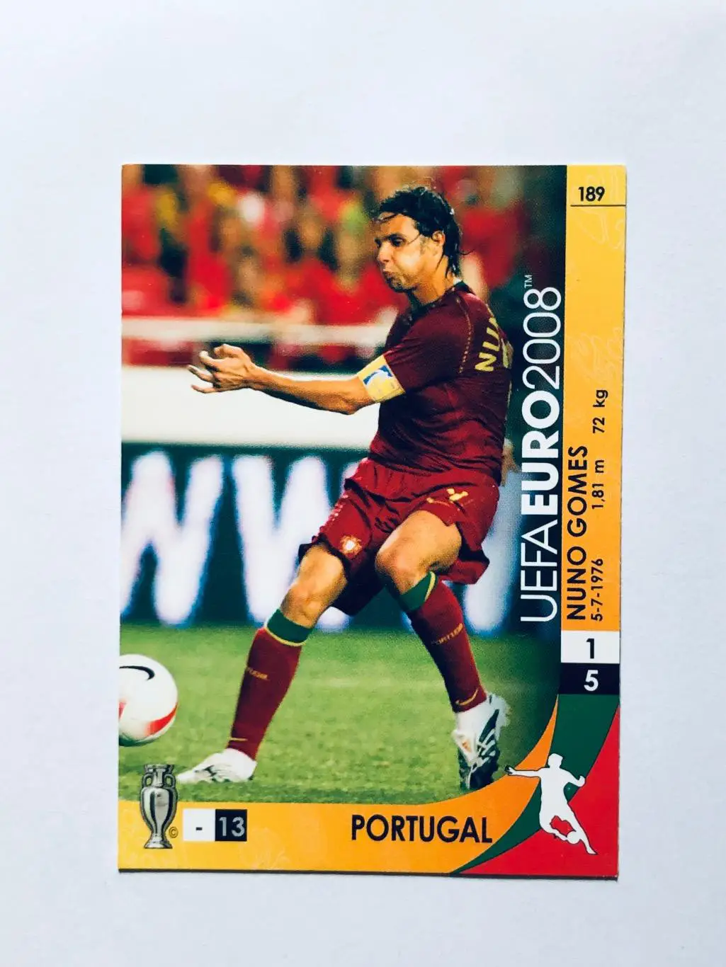 Карточка Nuno Gomes Portugal