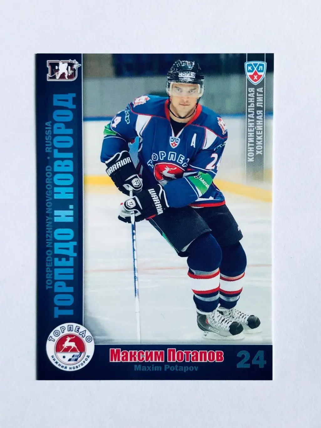 Карточка Максим Потапов ХК Торпедо НН