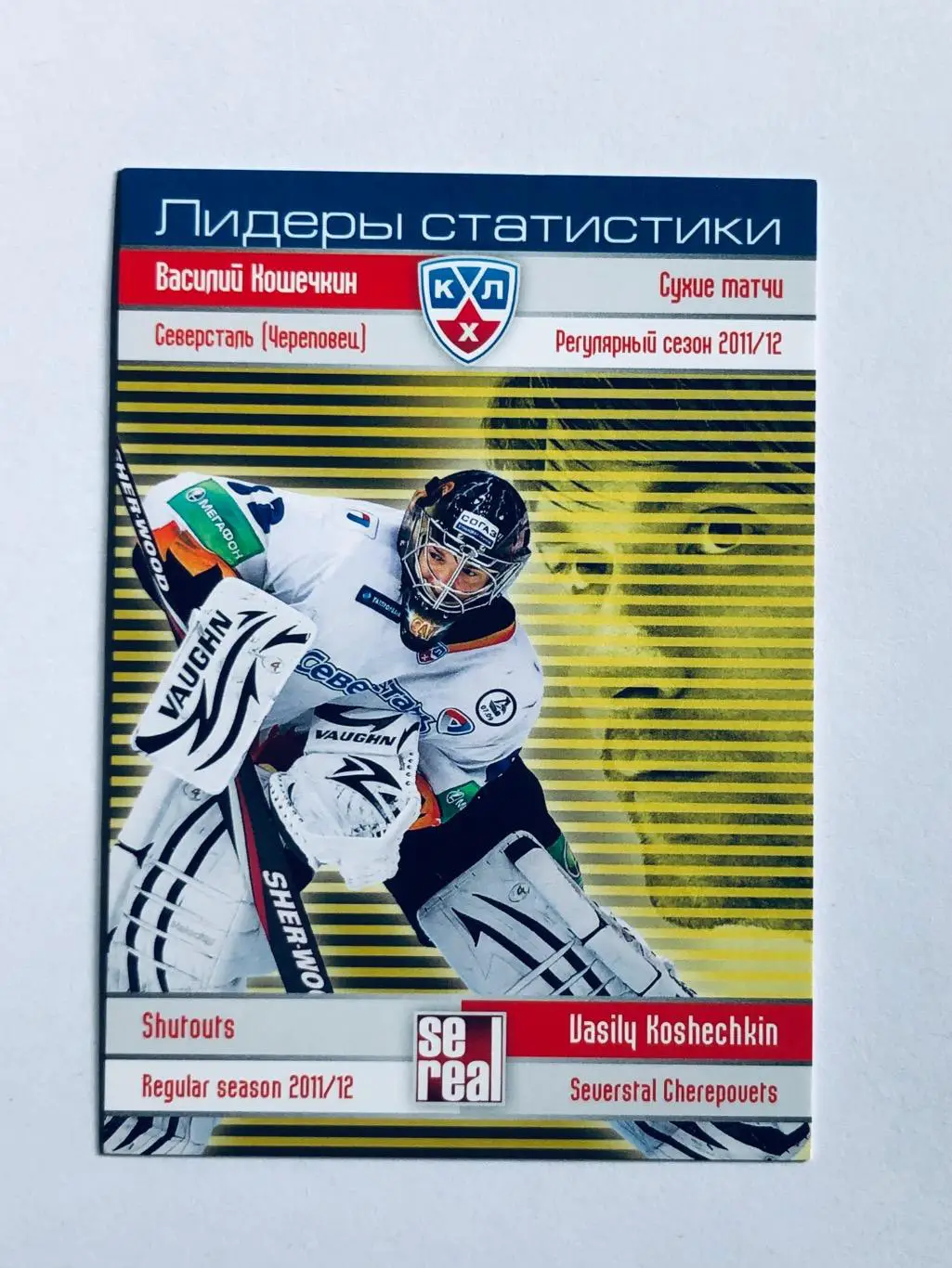 Карточка Василий Кошечкин ХК Северсталь Череповец