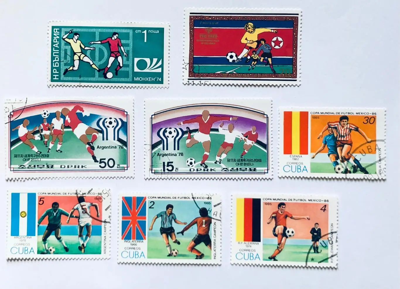 Марки. Чемпионат мира по футболу